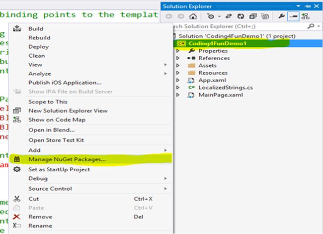 Manage NuGet Packages
